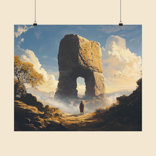 "The Straight Path" Matte Print