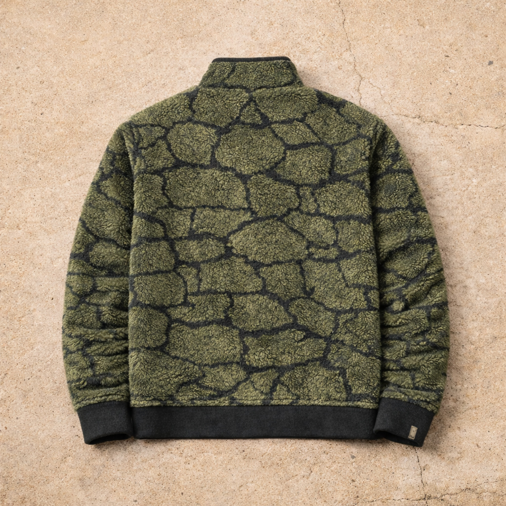 Greenstone – Sherpa Fleece Quarter Zip