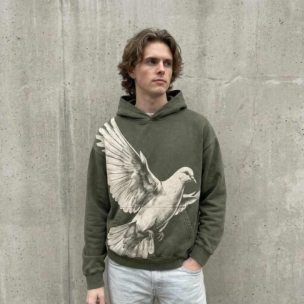 Dove T-Shirt 100% Organic Cotton Heavyweight Shirt