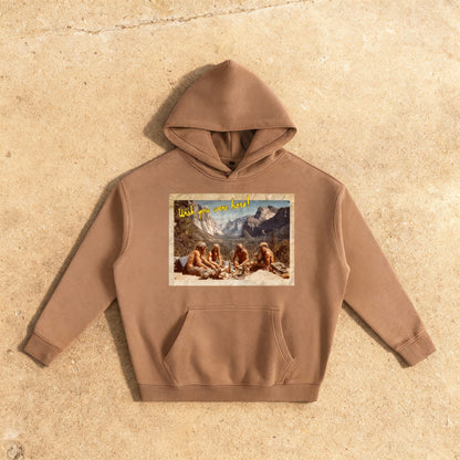 Wish You Were Here - Oversized Fleeced Hoodie