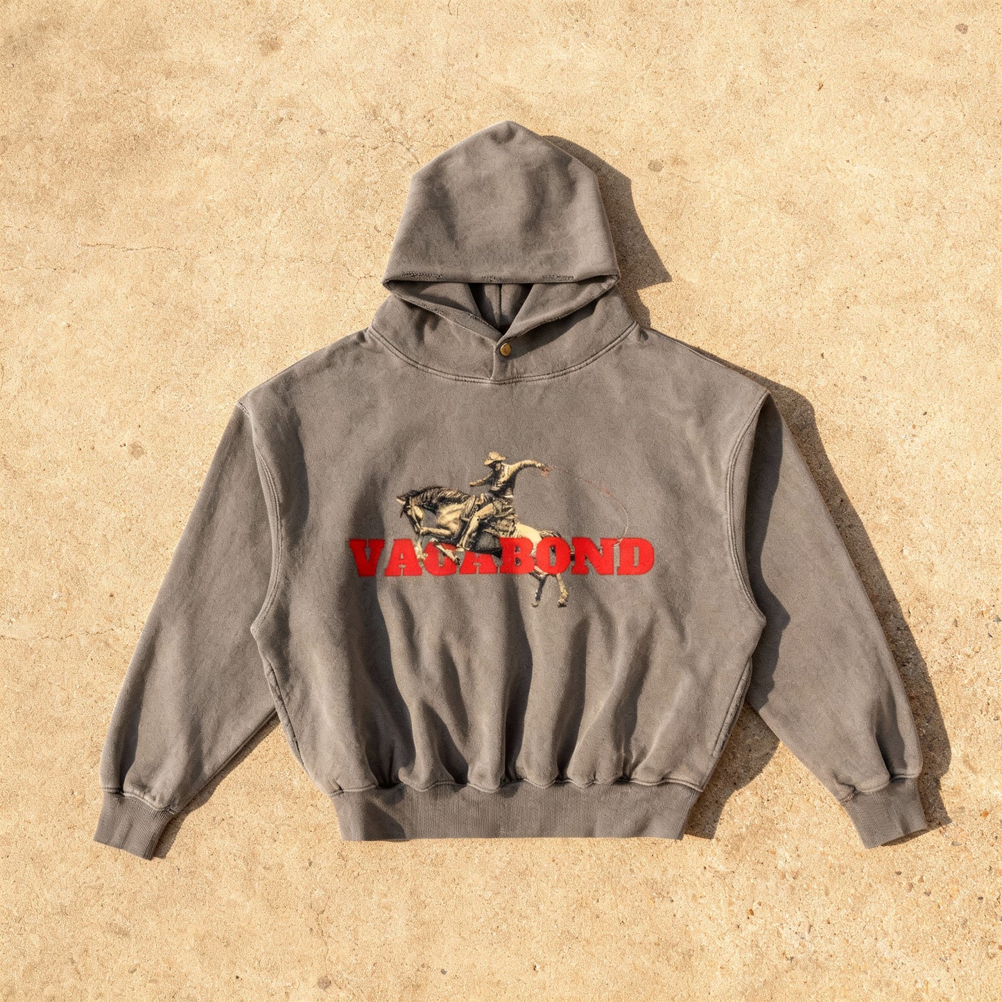 Rock Rodeo - Frayed & Enzyme Washed Hoodie