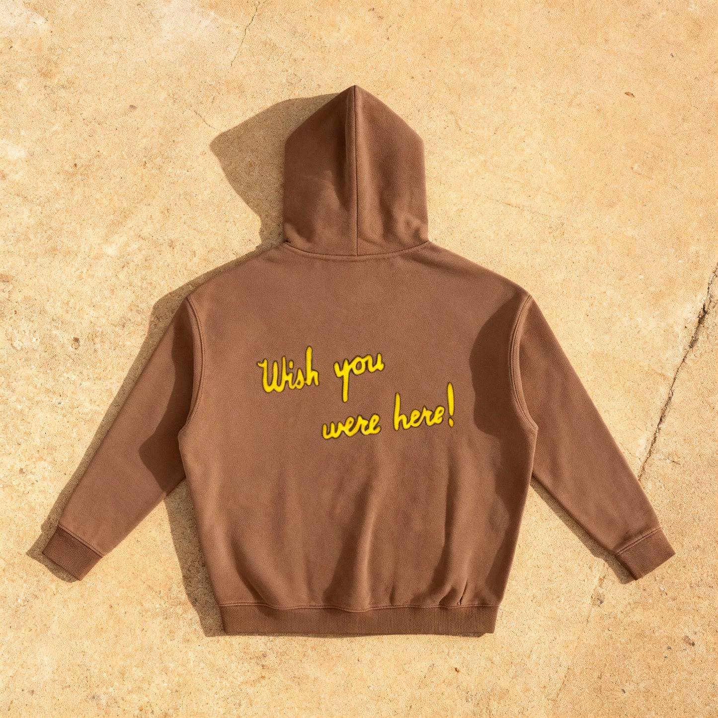 Wish You Were Here - Oversized Fleeced Hoodie
