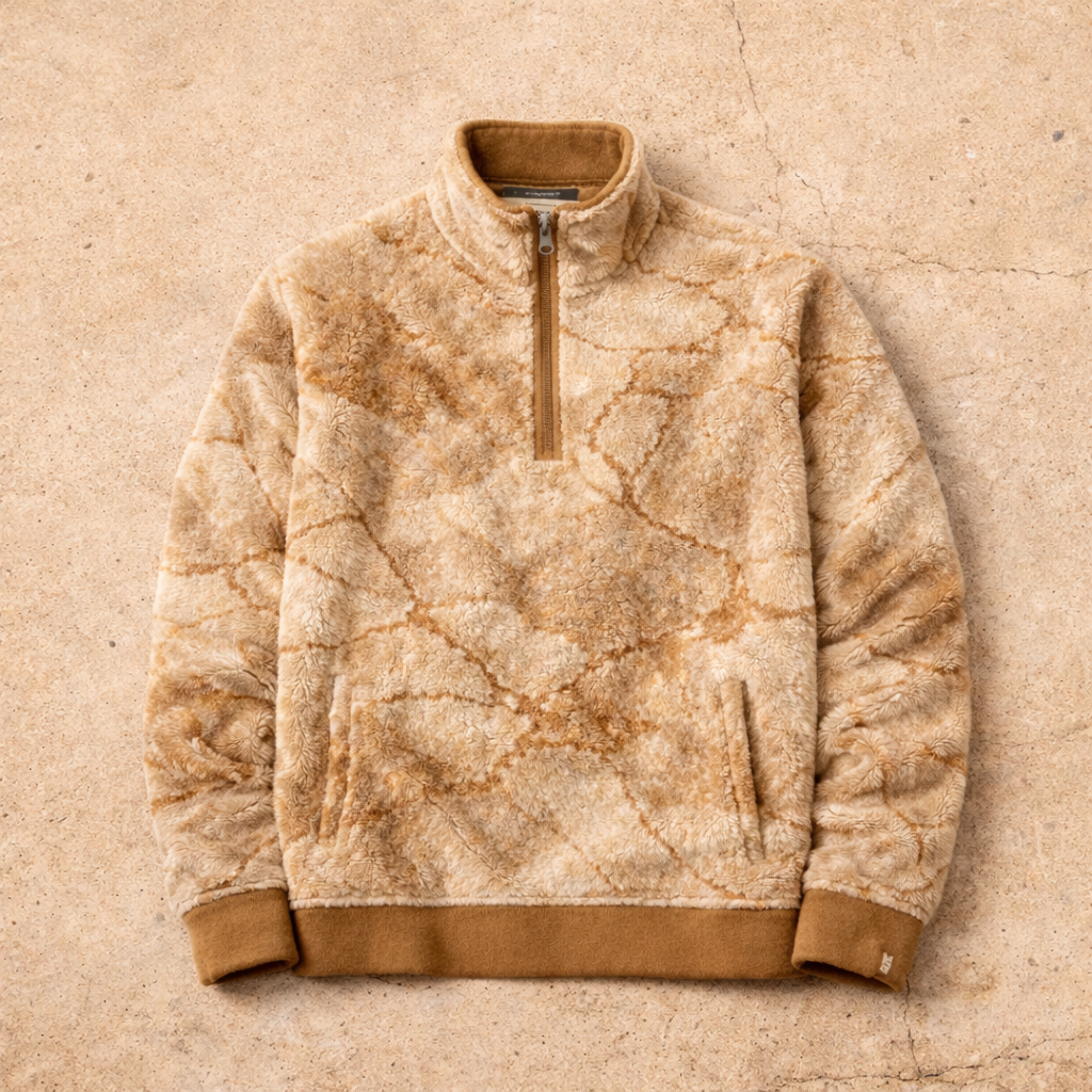 Fracture – Sherpa Fleece Quarter Zip