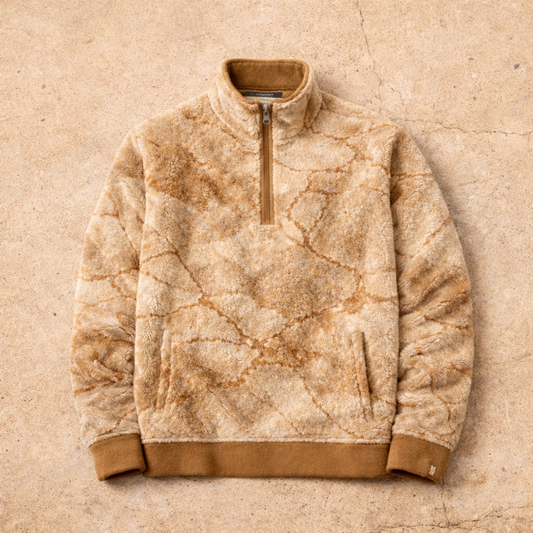 Fracture – Sherpa Fleece Quarter Zip