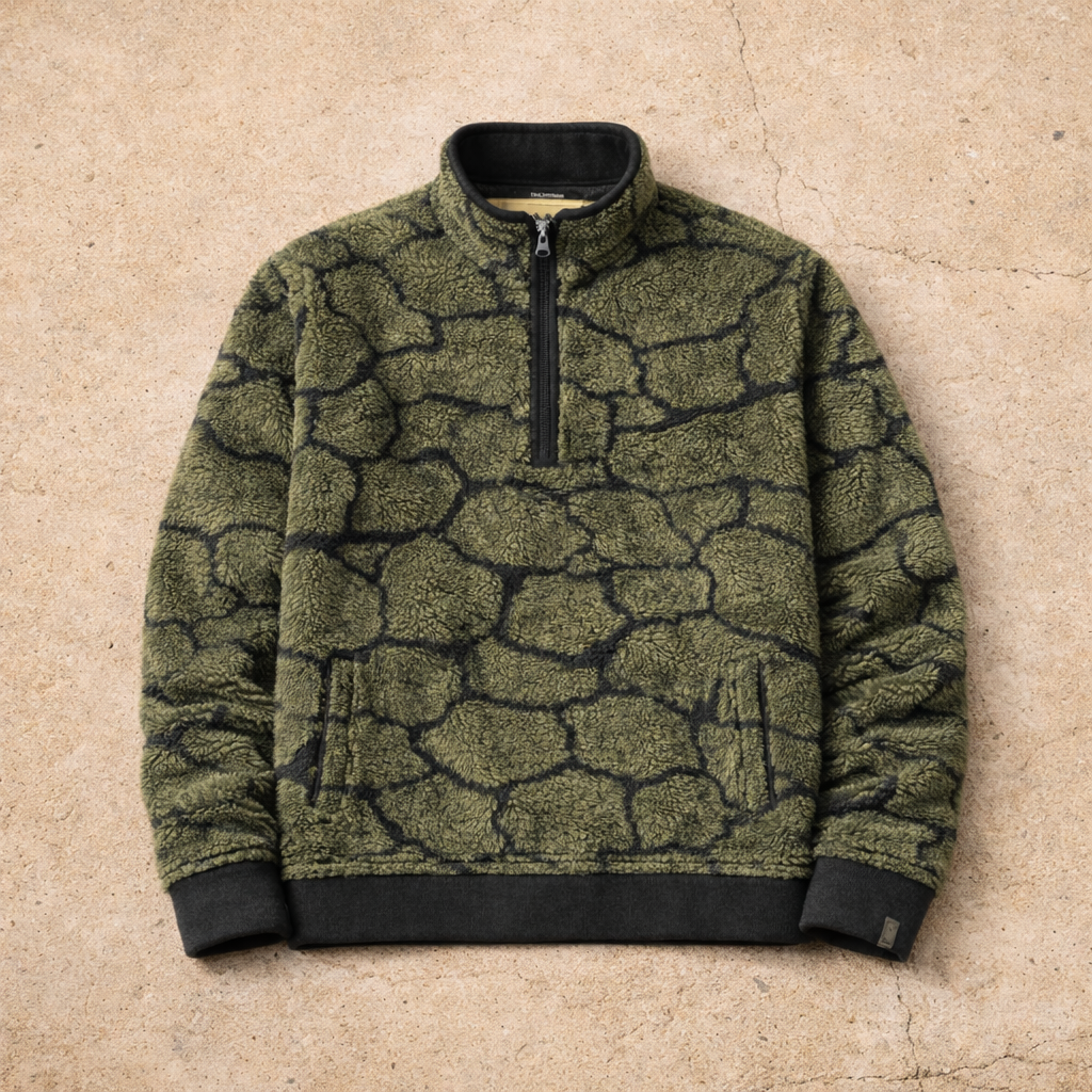 Greenstone – Sherpa Fleece Quarter Zip